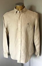 Ralph lauren linnen hemd, Kleding | Heren, Overhemden, Beige, Ralph Lauren, Nieuw, Ophalen of Verzenden