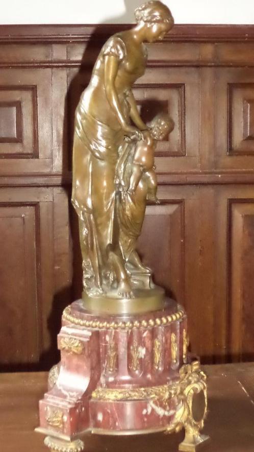 A. LALOUETTE °1826-1883 France brons moederschap Clacissisme, Antiek en Kunst, Kunst | Beelden en Houtsnijwerken, Ophalen