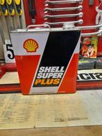 old shell super plus lege oliekan van 5 liter, Verzenden, Gebruikt, Overige typen