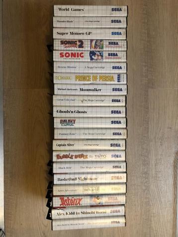 Sega Master System spellen beschikbaar voor biedingen