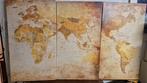 3 luik canvas wereldkaart, Ophalen