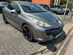 Peugeot 2007 cabrio 1.6 benzine, Auto's, Voorwielaandrijving, 4 zetels, Stof, Zwart