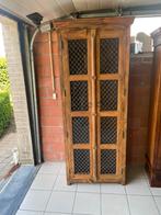 Hoge kast van exotisch hout, Ophalen, Zo goed als nieuw, Glas