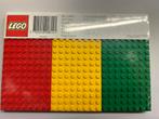 Lego 814 - jaar 1986 - basisplaat 3 delen groen,rood en geel, Ophalen of Verzenden, Nieuw, Losse stenen, Lego