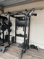 Heavy duty power rack met verstelbare armen + cable station, Armen, Ophalen of Verzenden, Zo goed als nieuw, Martech