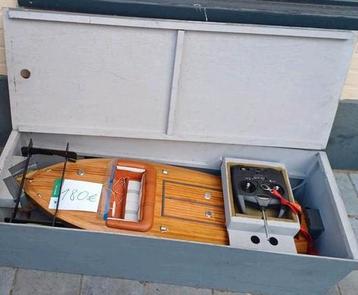 Mooie houten modelbouwboot, Enlèvement, Comme neuf