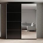 Zwarte kledingkast, Huis en Inrichting, Kasten | Kleerkasten, Ophalen, Zo goed als nieuw