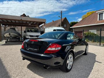 Mercedes SLK 200 Kompressor  Cabrio, Auto's, Mercedes-Benz, Zwart, Cabriolet, Zwart, Bedrijf