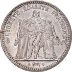 Munt, Frankrijk, Hercules, 5 frank, 1849, Parijs, MS, zilve, Postzegels en Munten, Frankrijk, Zilver, Ophalen, Losse munt