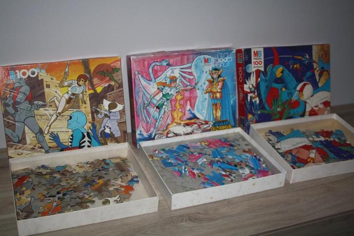 TV puzzels ,Capitaine zodiaque ,La Bataille des planets 1979, Collections, Cinéma & Télévision, Utilisé, TV, Enlèvement ou Envoi