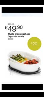Nieuwe ovale groenteschaal van tupperware, Huis en Inrichting, Ophalen of Verzenden, Nieuw