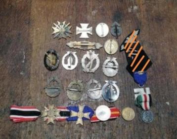 Badge militaire landser Allemand WW2 refabrication  beschikbaar voor biedingen