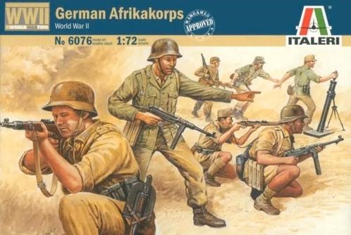 World War II German Afrikakorps, Hobby en Vrije tijd, Modelbouw | Figuren en Diorama's, Zo goed als nieuw, Ophalen