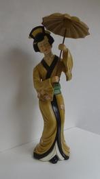 STATUE GEISHA JAPONAISE, Comme neuf, Enlèvement ou Envoi, Sculpture