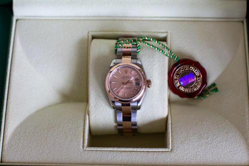 Rolex Lady Datejust 2006, inclusief documenten en originele, Handtassen en Accessoires, Horloges | Dames, Zo goed als nieuw, Polshorloge
