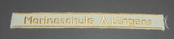 Duits arm embleem(armstreife)marineschule A Lutgens