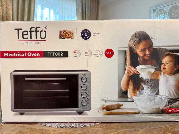 Four électrique Teflo TFF002 – 50 L – NEUF, Electroménager, Fours, Comme neuf, Enlèvement