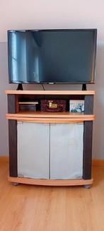 Draaibaar tv-meubel op wielen, 50 tot 100 cm, Minder dan 100 cm, Moderne, 50 tot 75 cm