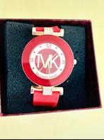 Nieuwe rode horloge in mooie doos, Handtassen en Accessoires, Horloges | Dames, Overige merken, Kunststof, Polshorloge, Nieuw