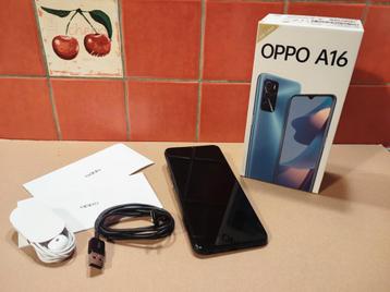 OPPO A16 - Smartphone 4G - 4/65GB - IPX4 - Noir Crystal