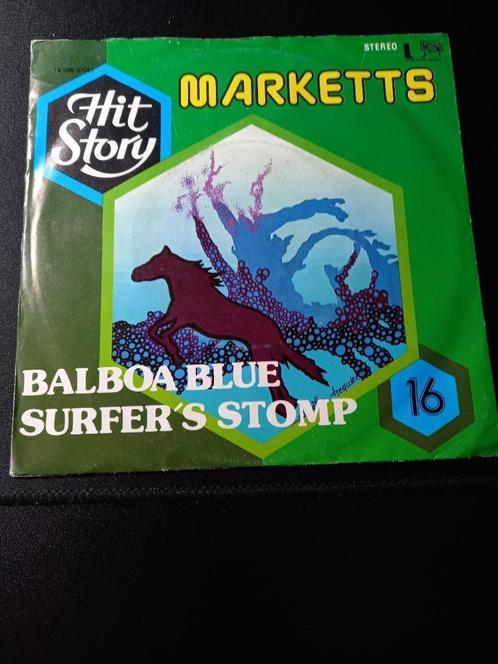 The Marketts ‎– Balboa Blue / Surfer's Stomp ''popcorn'', CD & DVD, Vinyles Singles, Comme neuf, Single, Autres genres, 7 pouces