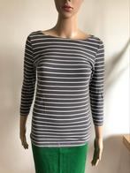 T-shirt rayé gris et blanc H&M (taille S), Vêtements | Femmes, Comme neuf, Taille 36 (S), H&M, Manches longues