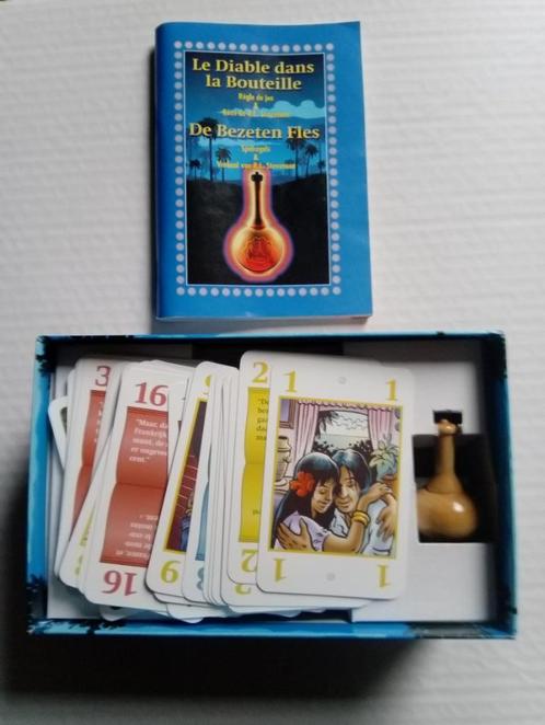 De bezeten fles - gezelschapsspel, Hobby en Vrije tijd, Gezelschapsspellen | Kaartspellen, Gebruikt, Een of twee spelers, Drie of vier spelers