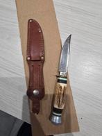 jachtmes van Hubertus Solingen - gewei, Antiek en Kunst, Ophalen of Verzenden