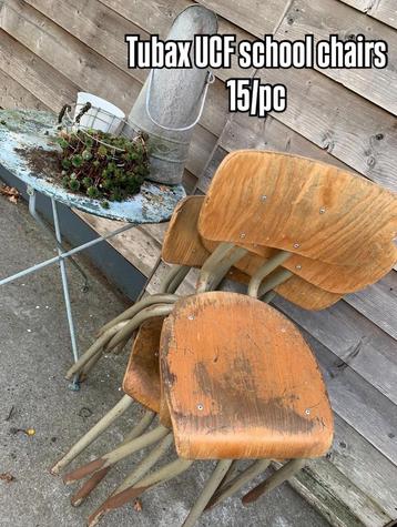 Tubax ucf schoolstoelen beschikbaar voor biedingen