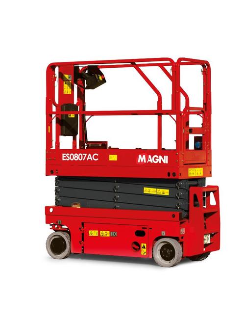 Magni es0807 AC Hoogwerker/Schaarlift, Articles professionnels, Machines & Construction | Ascenseurs, Échafaudages & Échelles