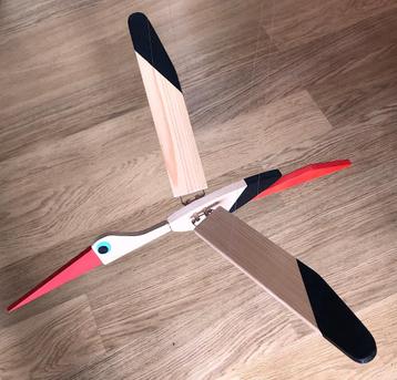 Stork - grote houten mobiel beschikbaar voor biedingen
