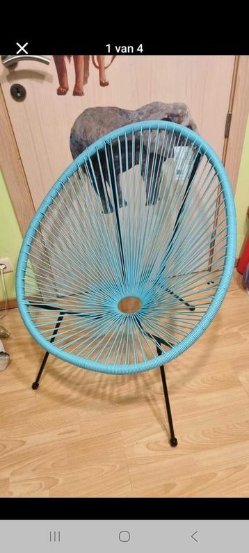 Set van 2 tuinstoelen draadstoelen terrasstoelen beschikbaar voor biedingen