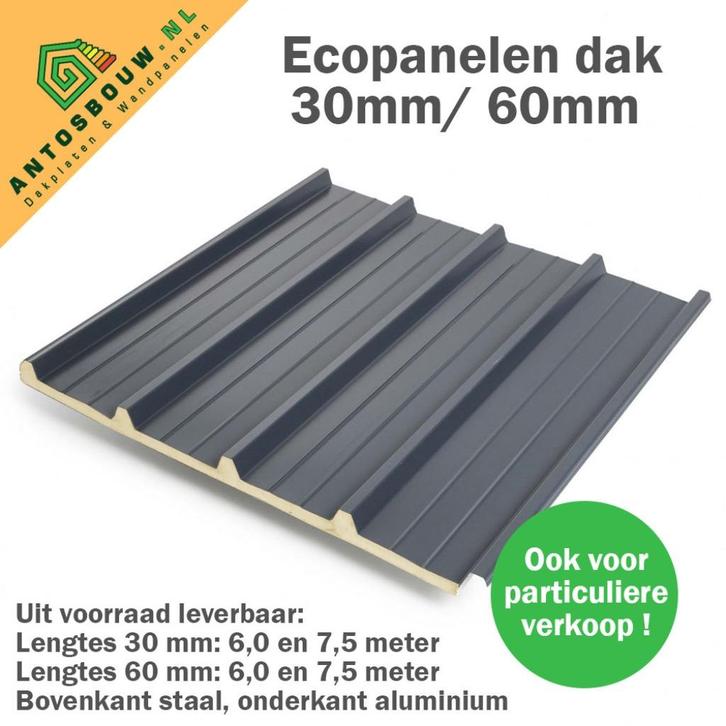 Ecopanelen nieuwe gelegenheidspartij A en B keus, Doe-het-zelf en Bouw, Platen en Panelen, Nieuw, Ophalen
