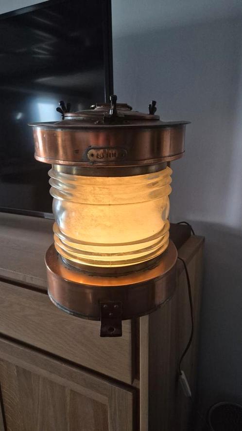 Scheepslamp, Verzamelen, Scheepvaart, Gebruikt, Ophalen