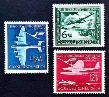 Grossd.Reich: 3X Luftpostdienst 1944 POSTFRIS beschikbaar voor biedingen