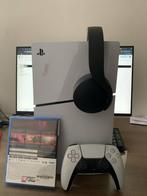 PS5 + 2JAAR GARANTIE + CONSOLE + PS5-HEADSET, Ophalen, Zo goed als nieuw