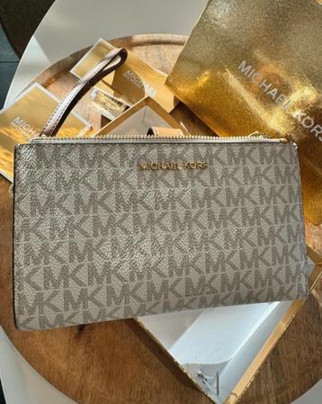 Michael Kors portefeuille als nieuw, Autres marques, Comme neuf, Enlèvement, Blanc