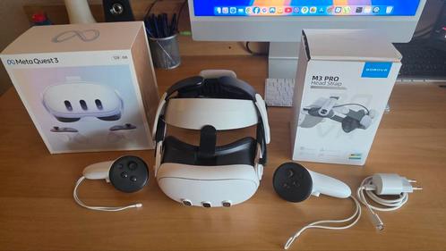 Meta Quest 3 128gb in nieuwestaat, Games en Spelcomputers, Virtual Reality, Zo goed als nieuw, Ophalen