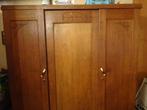 massief eiken kleerkast opbergkast, Huis en Inrichting, Ophalen, Eikenhout, Met hangruimte