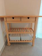 Ikea FÖRHOJA roltafel, berken, 100×43 cm, in perfecte staat, Huis en Inrichting, Tafels | Sidetables, Ophalen
