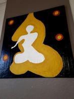 Tres jolie toile a l.huile. represante femme libre, Antiek en Kunst, Kunst | Schilderijen | Abstract, Ophalen