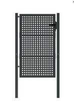 vidaXL Tuinpoort Antraciet 105x125 cm Staal, Tuin en Terras, Ophalen, Zo goed als nieuw, Staal
