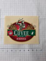 Bieretiekt Cuvee De Koninck, Verzamelen, Biermerken, Ophalen of Verzenden, Zo goed als nieuw, De Koninck
