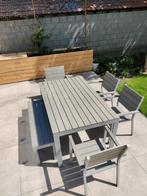 Complete tuinset, Tuin en Terras, Tuinsets en Loungesets, Ophalen, Gebruikt, Bank, Tuinset