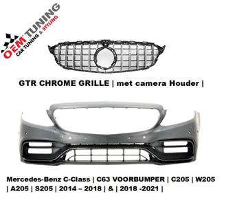 Mercedes C-Klasse W205 C63 AMG Voorbumper | 2018-2021 beschikbaar voor biedingen
