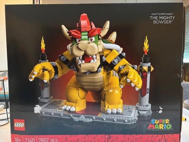 lego super mario the mighty bowser 71411, Kinderen en Baby's, Speelgoed | Duplo en Lego, Gebruikt, Lego, Complete set, Ophalen