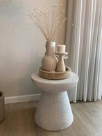 Bijzettafel 41x41cm, Neuf, Rond, Synthétique, Enlèvement