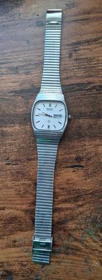 Vintage Seiko Quartz horloge - Defect - Te repareren, Handtassen en Accessoires, Seiko, Staal, Met bandje, Verzenden
