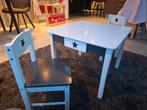 Kindertafel en 2 stoeltjes wit en antraciet, Kinderen en Baby's, Ophalen