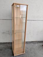 Vitrinekast – glas en hout, Huis en Inrichting, Met deur(en), 25 tot 50 cm, Minder dan 50 cm, Design